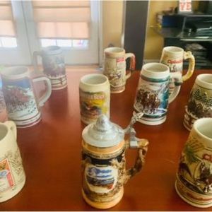 Collectible and vintage beer steins